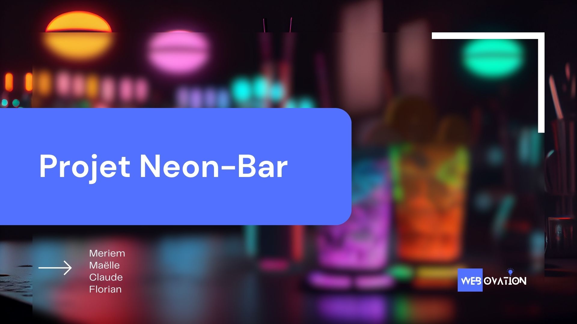 image de présentation du projet NEON BAR